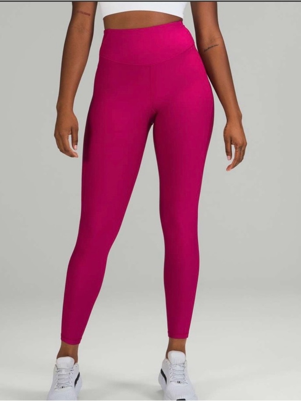 NWT Lululemon Base Pace HR Fleece Tight, 28” in Wildberry